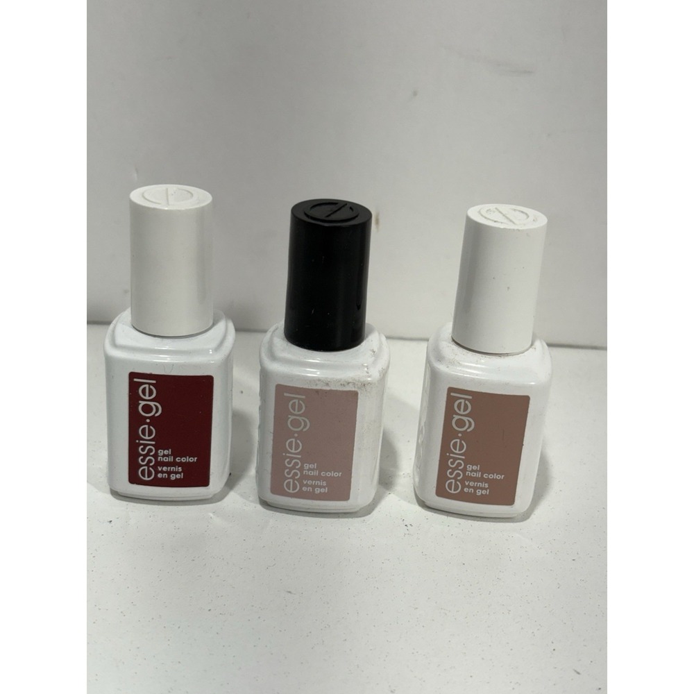 Essie Nail Polish Lot Of‎ 3 - Topless & Barefoot, Members Only, With The Band